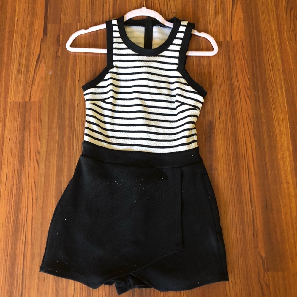 Striped jumpsuit